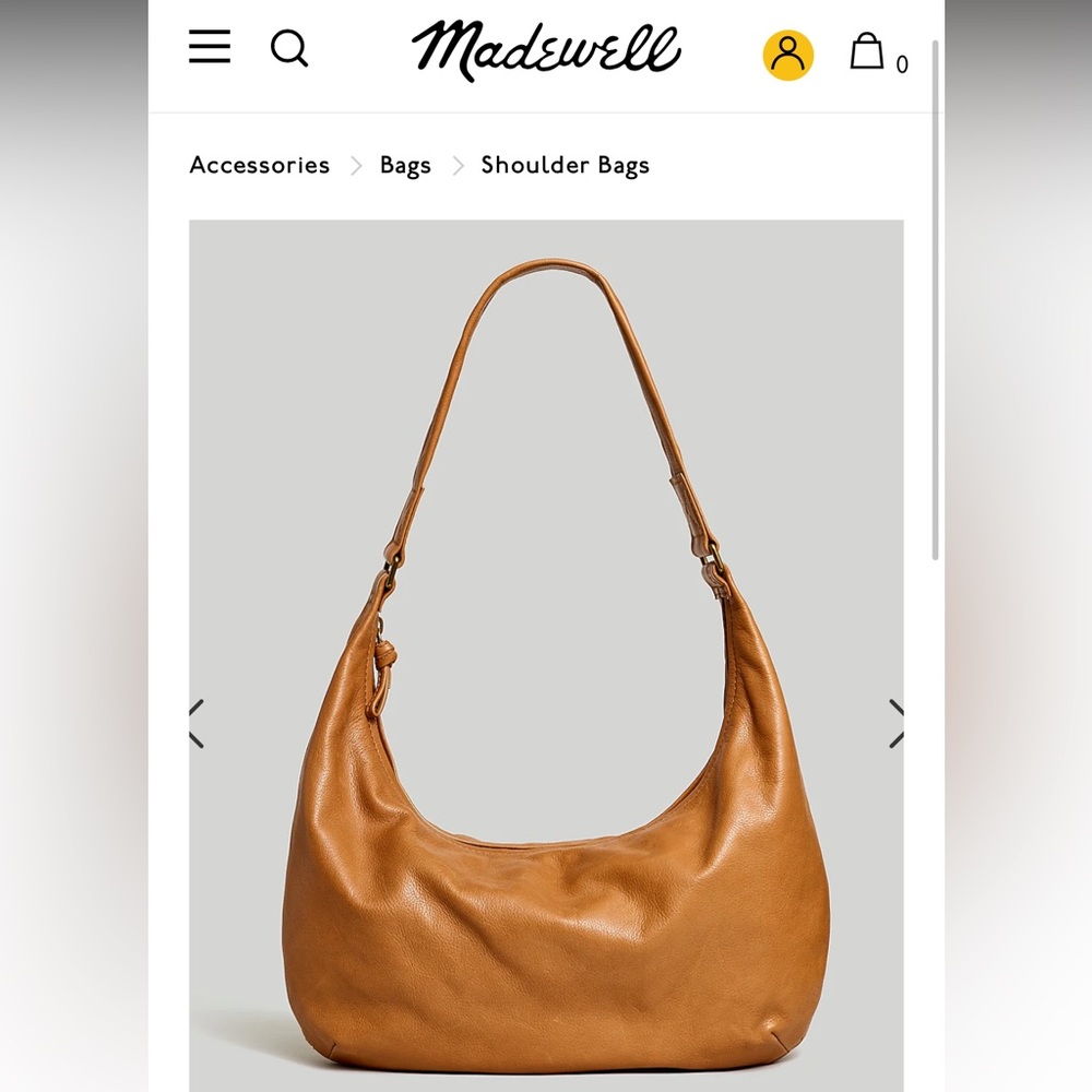 NWT Piazza Slouch Bag from Madewell in Timber